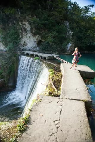 Новоафонский водопад